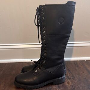 Harley-Davidson Black Lace-Up Boots